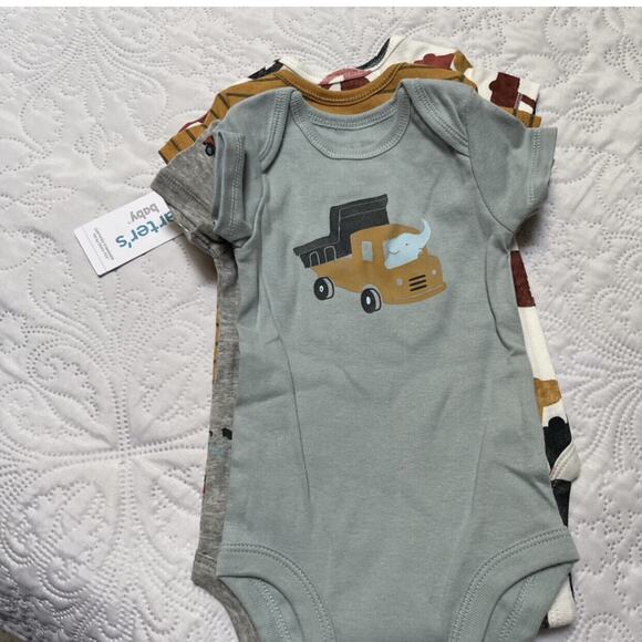 NWT Carter's 5 Piece Transportation Bodysuit Bundle 3m - Picture 10 of 10